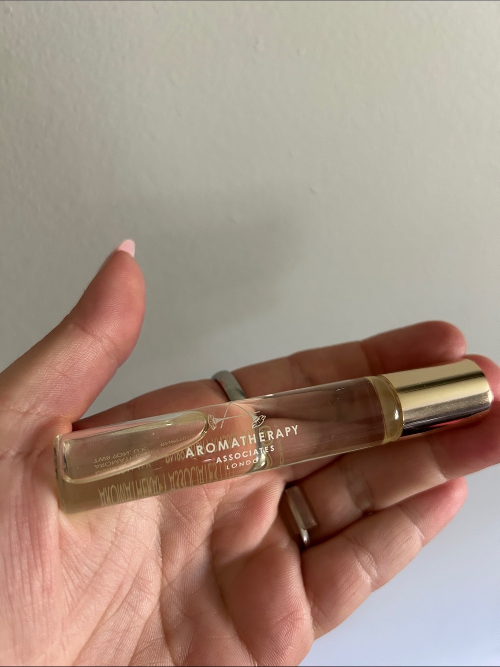 Aromatherapy Associates Rollerball- Clear Glass with Gold Cap